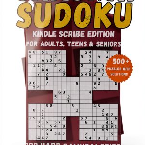 Samurai Sudoku Book 4 Print Replica 252 Pages Logic Puzzle Collection-0