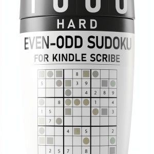 Sudoku Master 1000 Even-Odd Puzzle Book for Kindle Scribe by XYZ-0