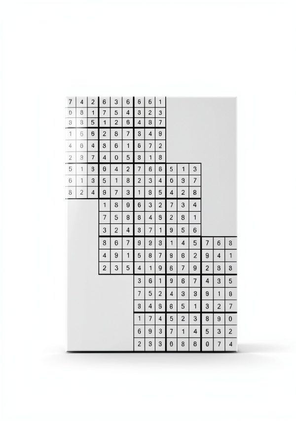 Sudoku Puzzle Book 75 Pages Classic Challenges Kindle Print Replica-0