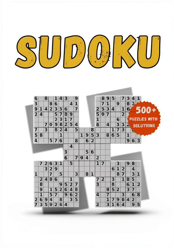 Samurai Sudoku Book 2 – 252‑Page Print Puzzle Collection for Teens-0