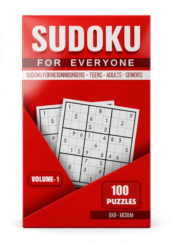 Sudoku Puzzle Book Volume 2 for Kindle Scribe 115 Page Print Replica-0