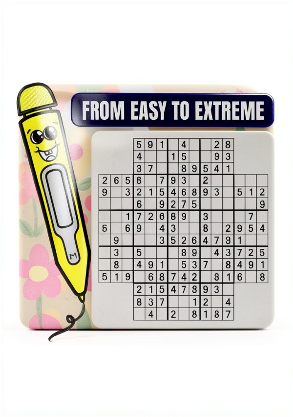 Sudoku Fitness Puzzle Book Get Fit With Sudoku 820 Page Print-0