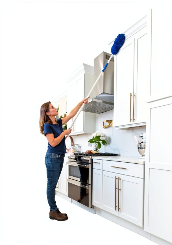 Unger Steel Telescopic Pole - Extendable 2 to 4 Ft Cleaning Handle-1