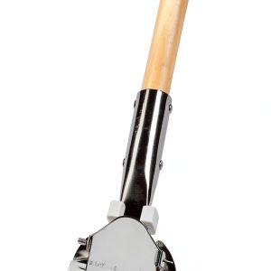 Boardwalk 1490 Clip-On Dust Mop Handle - Lacquered Wood Swivel, 60in-0