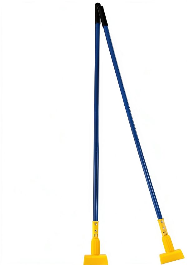 Matthew Cleaning Commercial Iron Mop Handle 60in Jaw Clamp 6 Pack-2