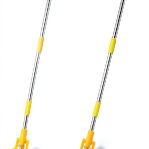 Commercial Heavy Duty Mop Handle 61" Stainless Steel 2-Pack FreshFarm-0