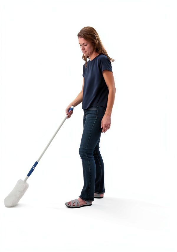 Unger Steel Telescopic Pole - Extendable 2 to 4 Ft Cleaning Handle-2