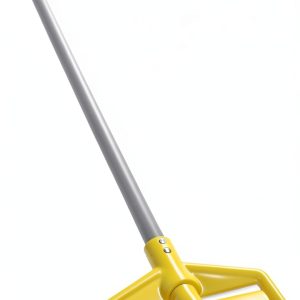Rubbermaid Commercial H136 Invader Aluminum Side-Gate Wet-Mop Handle, 1 dia x 60, Gray/Yellow-0