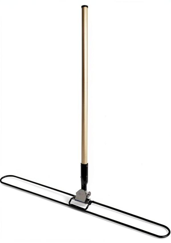 Boardwalk 1490 Clip-On Dust Mop Handle - Lacquered Wood Swivel, 60in-1