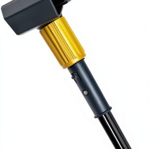 Commercial Mop Handle SOBONNE Heavy Duty 59in Yellow Jaw Clamp-0