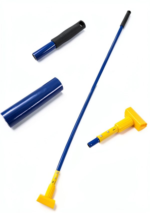 Matthew Cleaning Commercial Iron Mop Handle 60in Jaw Clamp 6 Pack-3