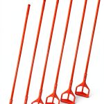 Matthew Heavy Duty Screw Clamp Mop Handle 60in Fiberglass Red 6Pack-0