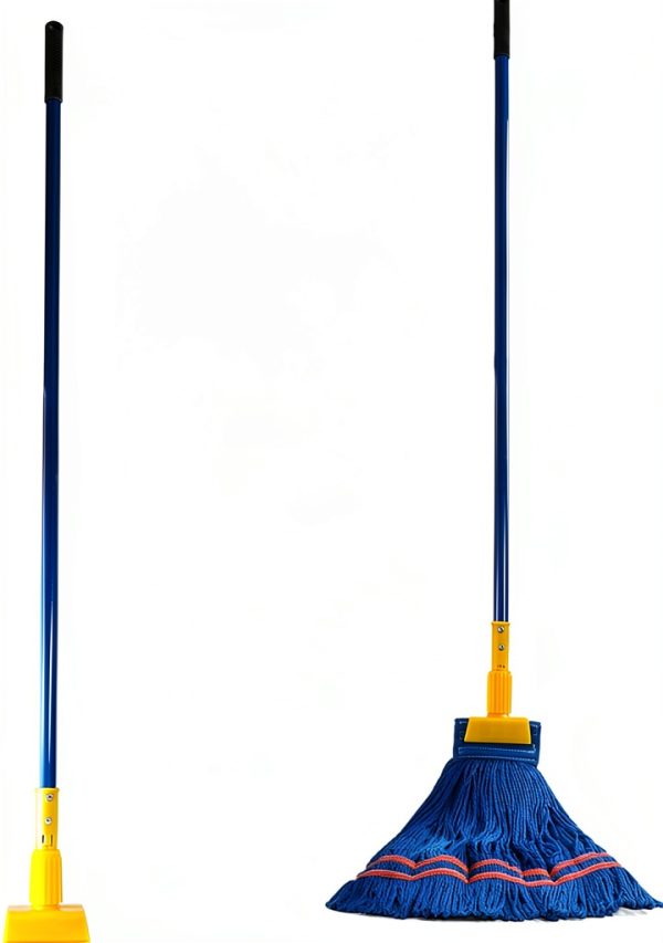 Matthew Cleaning Commercial Iron Mop Handle 60in Jaw Clamp 6 Pack-1