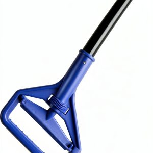 KeFanta 60 Inch Commercial Mop Handle Stainless Steel Adjustable Blue-0